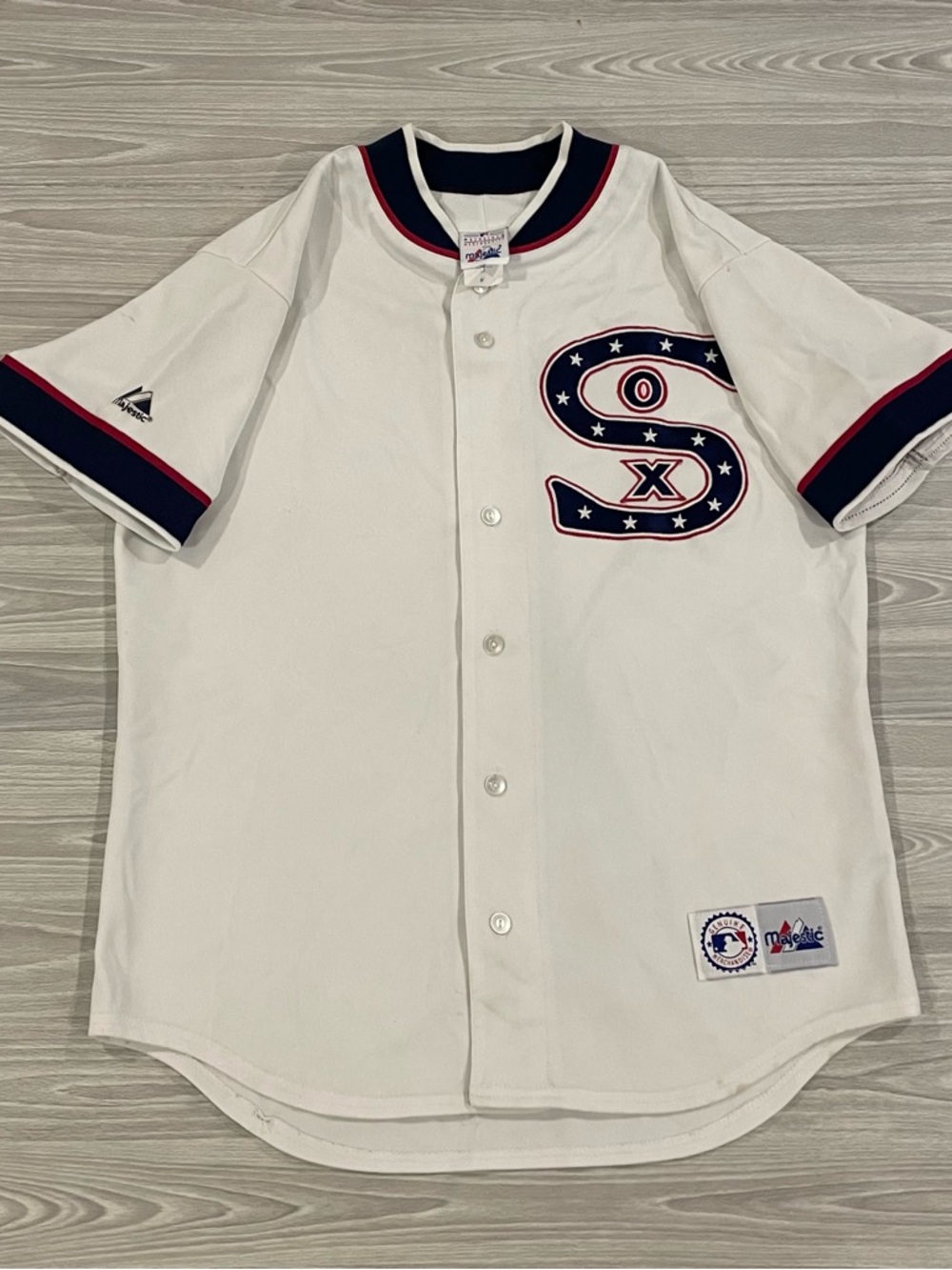 Vintage Majestic Chicago White Sox Baseball Jersey 1917 Men’s Size Large